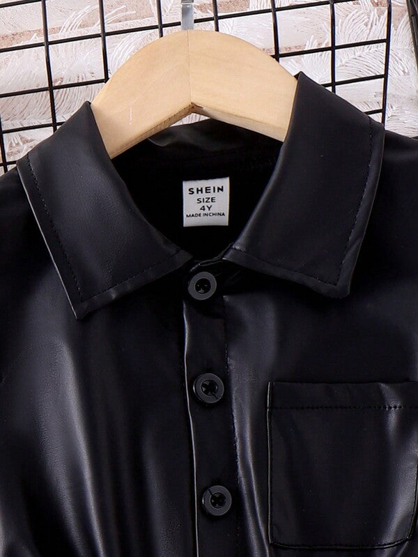 Mono con cinturón para niñas pequeñas