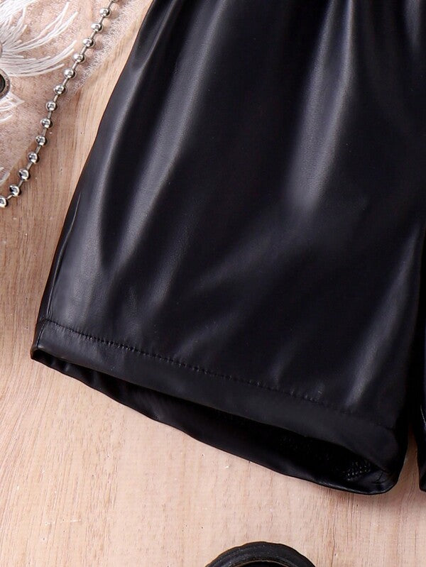 Mono con cinturón para niñas pequeñas