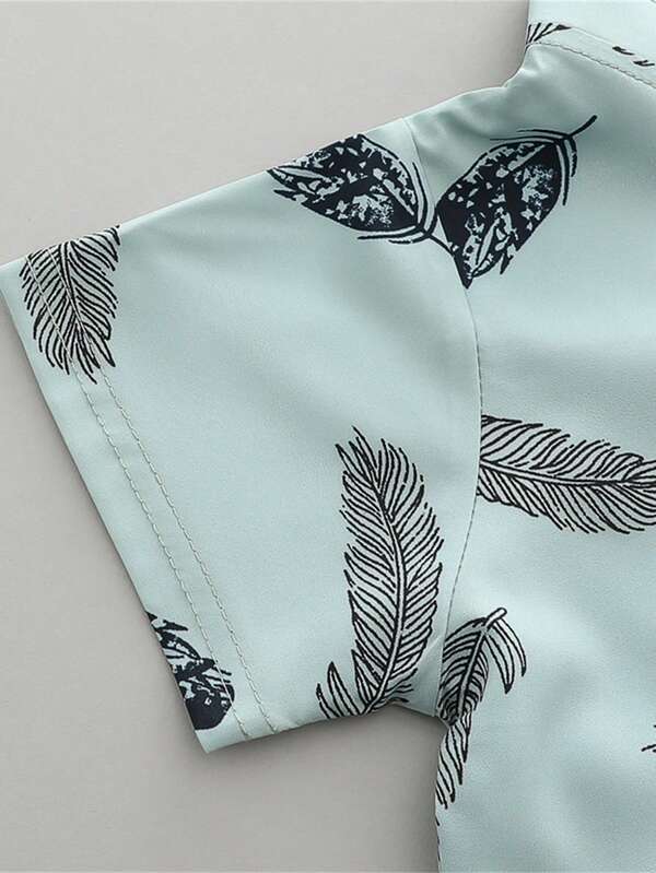Conjunto de 2 piezas para bebé y niños pequeños, camisa y shorts