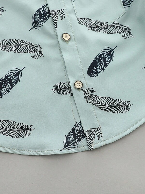 Conjunto de 2 piezas para bebé y niños pequeños, camisa y shorts