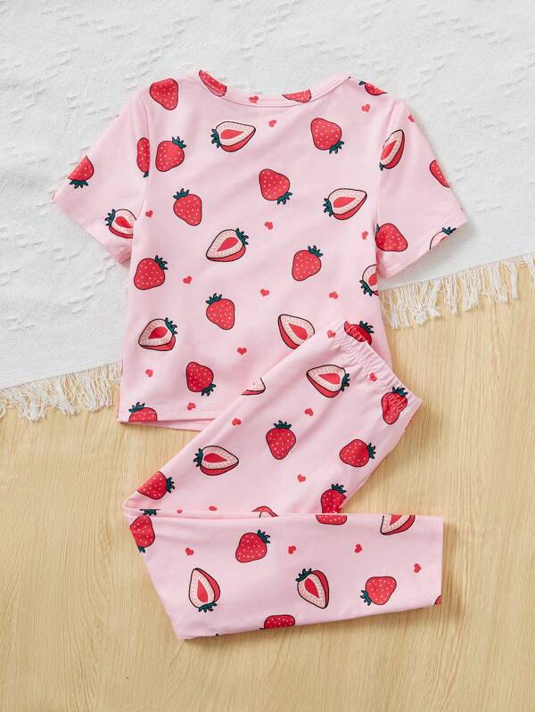 Conjunto de 2 piezas para niñas pequeñas, franela y mono