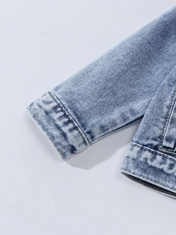 Chaqueta denim para bebé y niño pequeño