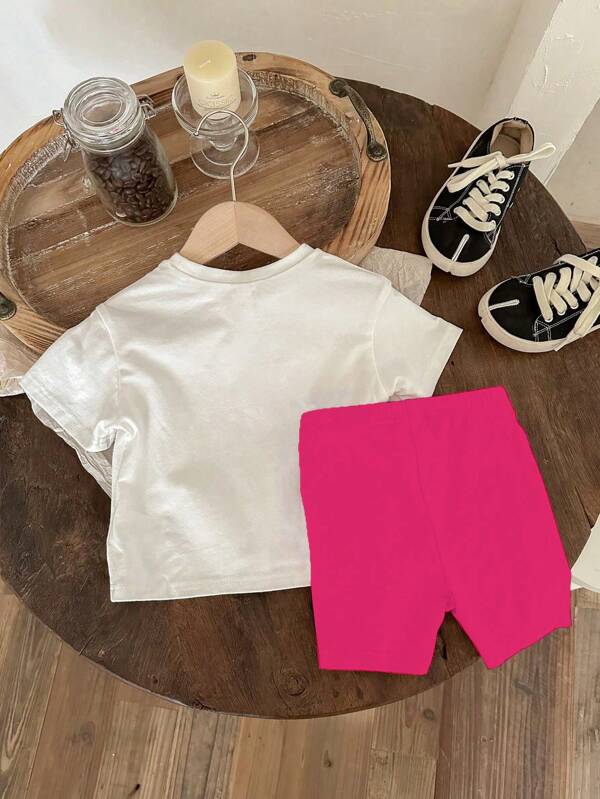 Conjunto de 2 piezas para bebé, franela y short