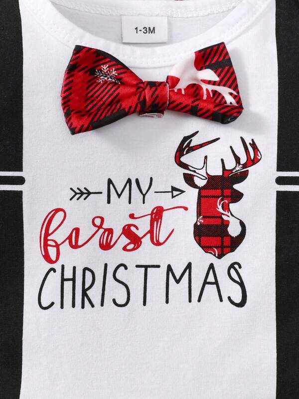 Pijama navideña niño, 3 piezas