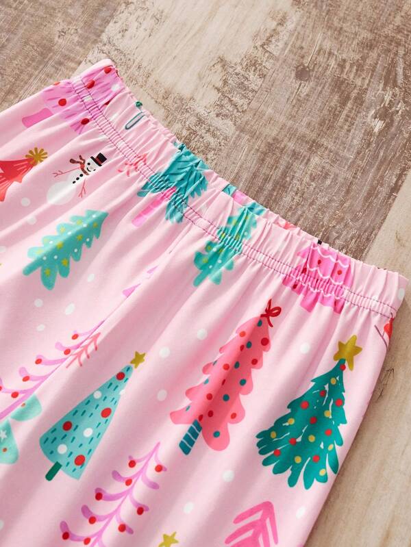 Pijama navideña para niña, 2 piezas