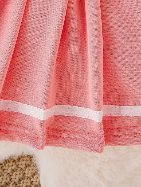 Conjunto de 2 piezas para bebé y niñas pequeñas, sweater y falda