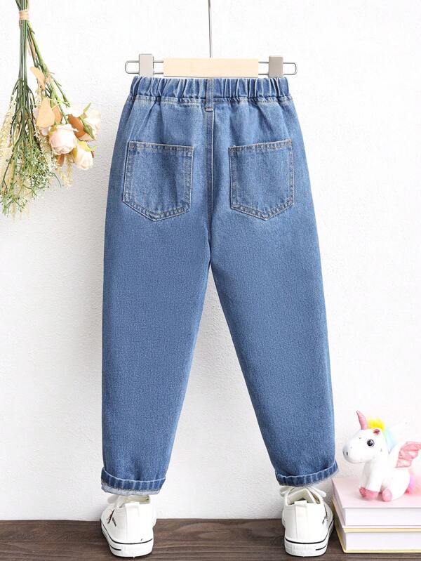 Pantalón estampado para niñas pequeñas