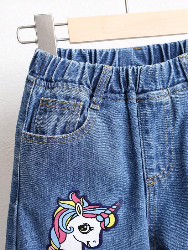 Pantalón estampado para niñas pequeñas