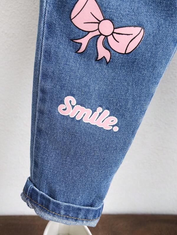 Pantalón estampado para niñas pequeñas