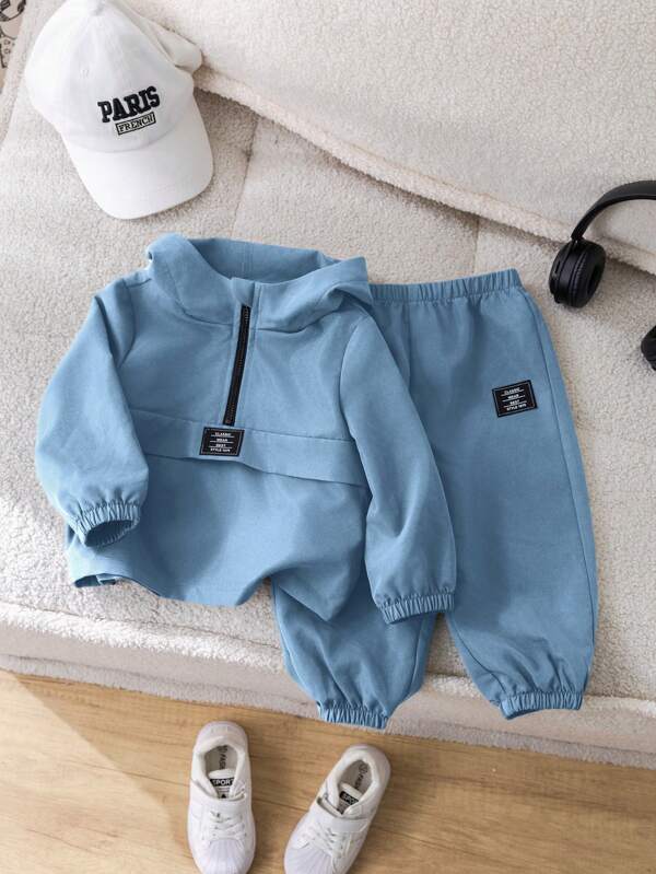 Conjunto de 2 piezas para bebé y niños pequeños, sudadera y joggers