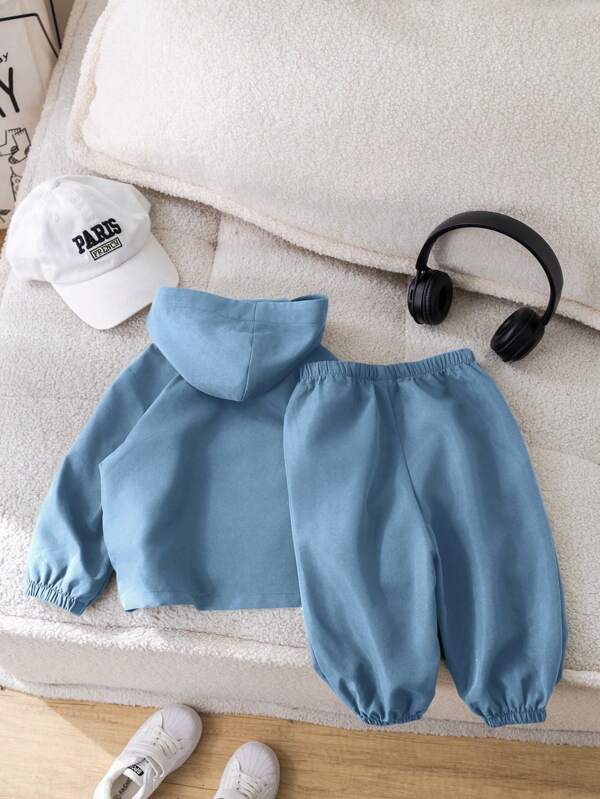 Conjunto de 2 piezas para bebé y niños pequeños, sudadera y joggers
