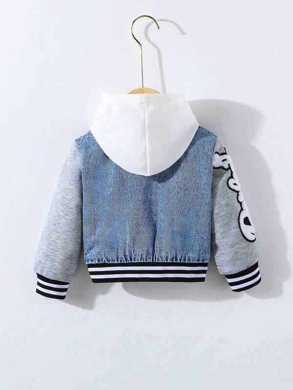 Chaqueta denim para bebé y niño pequeño