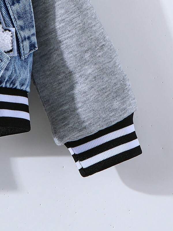 Chaqueta denim para bebé y niño pequeño