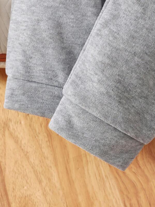 Set de 3 piezas para bebé y niñas pequeñas, sweater, chaqueta y joggers