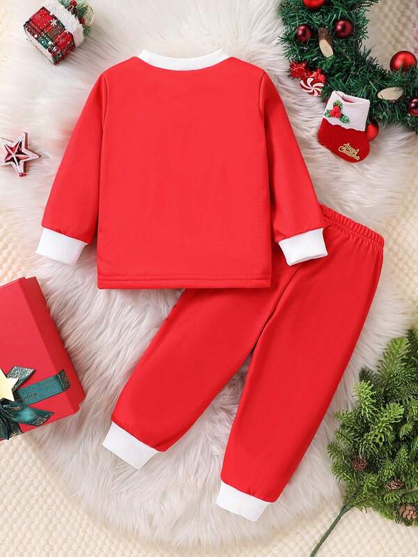 Pijama navideña para niño, 2 piezas