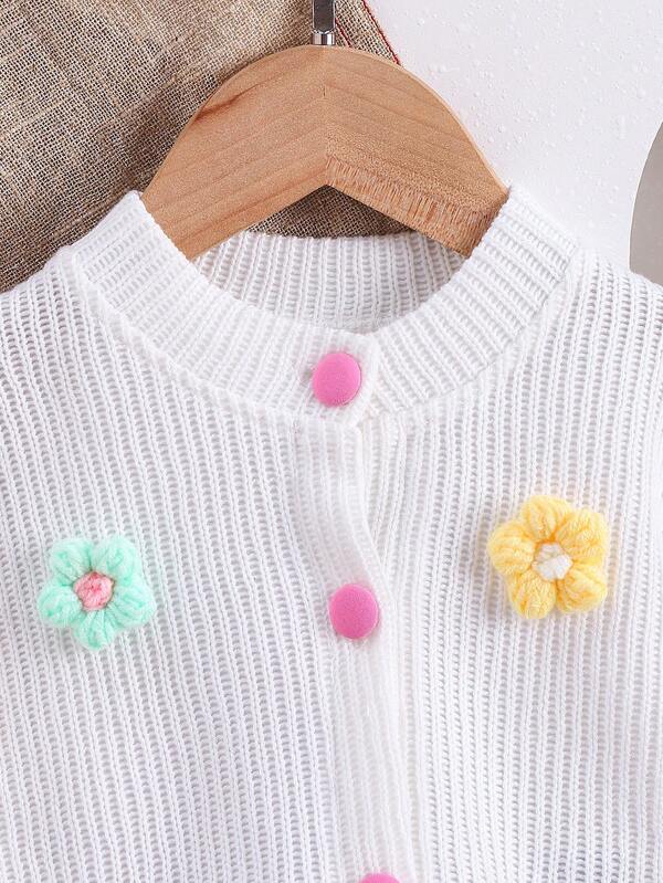Conjunto de 2 piezas para niñas pequeñas, sweater y falda