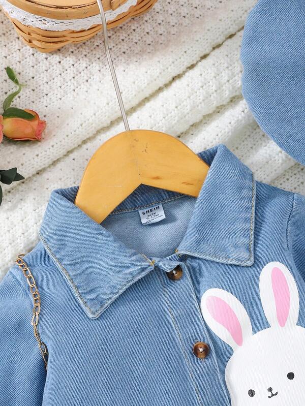 Set de 2 piezas para bebé y niñas pequeñas, vestido y bohina