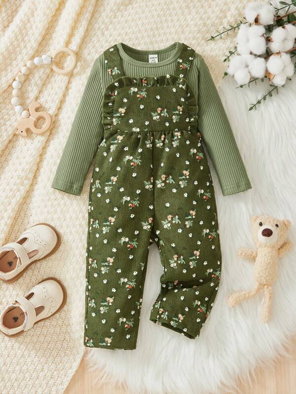 Conjunto de 2 piezas para bebé y niñas pequeñas, sweater y braga