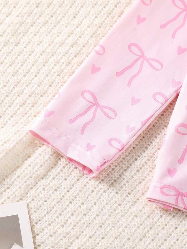 Conjunto de 2 piezas para niñas pequeñas, franela y mono