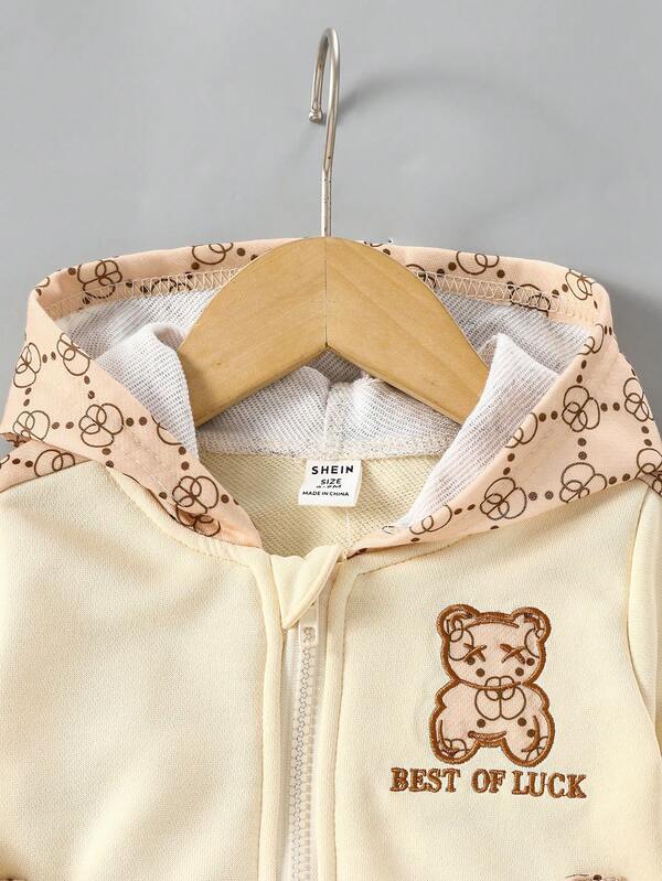 Conjunto de 2 piezas para bebé y niños pequeños, sudadera y joggers