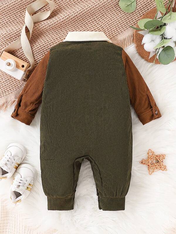 Mameluco bloque de colores para bebé y niño pequeño