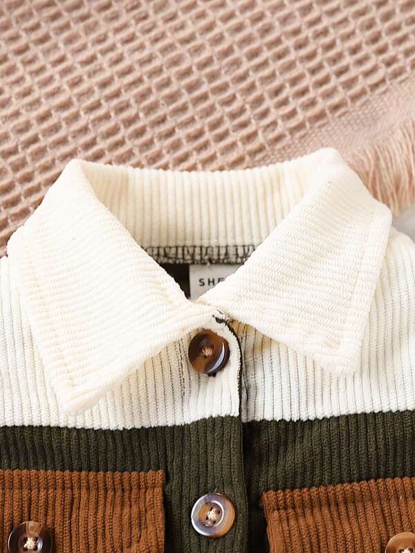 Mameluco bloque de colores para bebé y niño pequeño