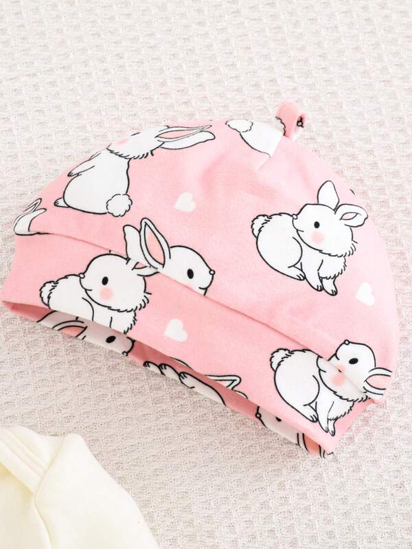 Sete de 3 piezas para bebé niña, sweater, mono y gorro