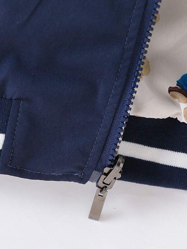 Chaqueta reversible de osos bebé y niño pequeño