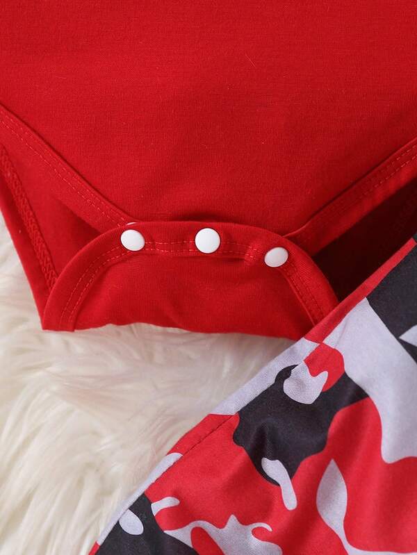 Set de 3 piezas para bebé niño, body, mono y gorro