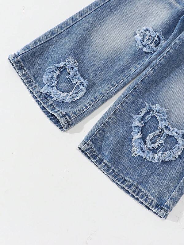 Pantalones anchos para niñas pequeñas