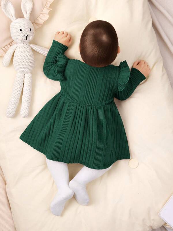 Vestido verde para bebé niña