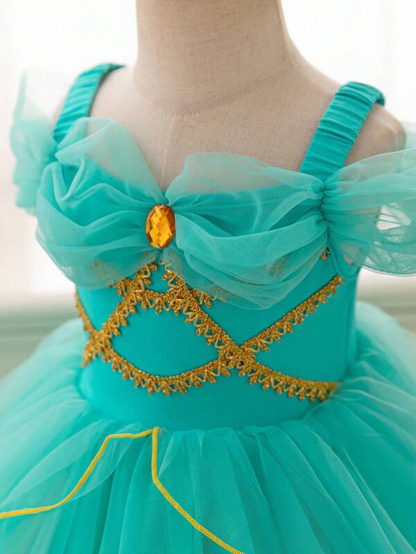 Vestido Princesa Jazmín para bebé y niñas pequeñas