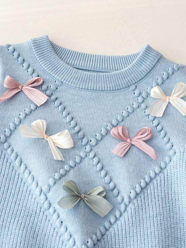 Conjunto de 2 piezas para bebé y niñas pequeñas, sweater y falda