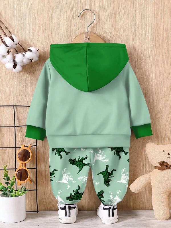 Conjunto de 2 piezas para bebé y niños pequeños, sudadera y joggers