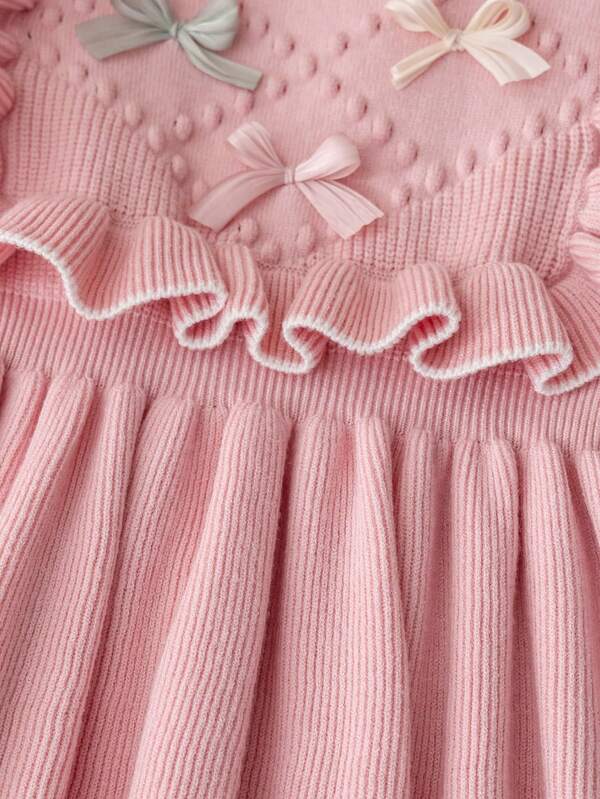 Vestido de punto para niñas pequeñas
