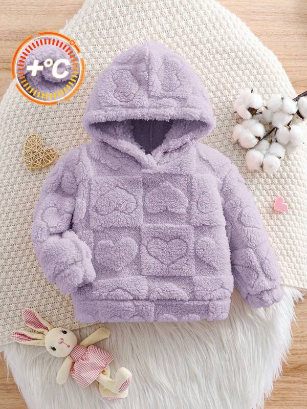 Sweater de corazones para bebé y niñas pequeñas