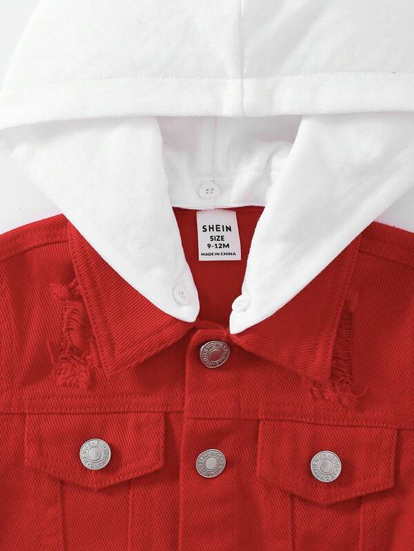 Chaqueta con capucha para bebé niño