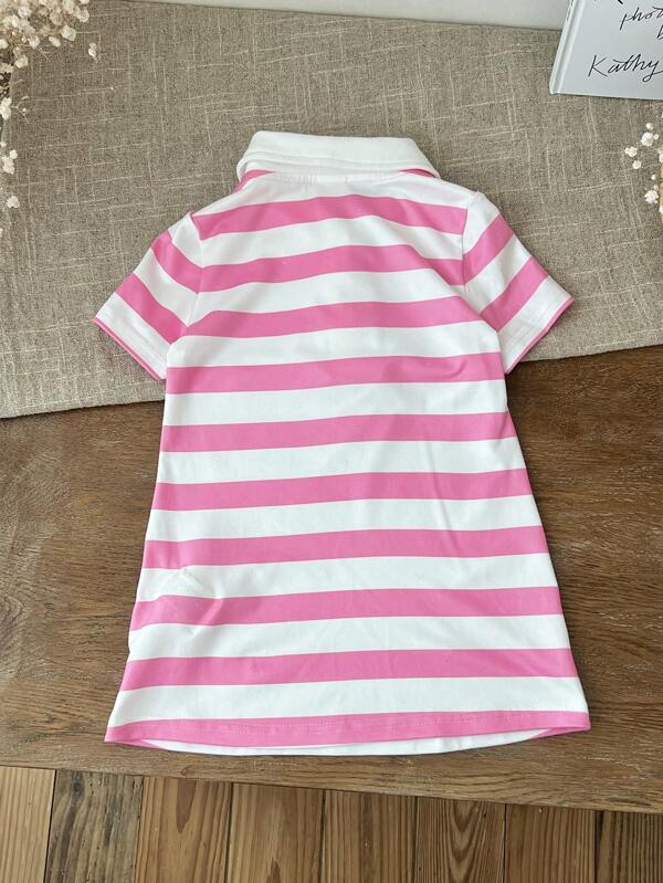Vestido de rayas para bebé y niñas pequeñas