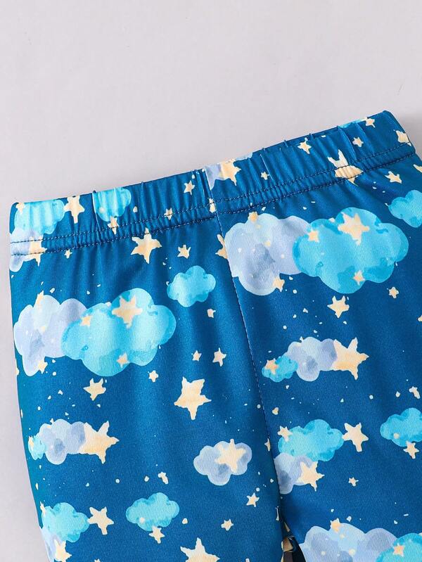Conjunto de 2 piezas para bebé y niños pequeños, franela y mono