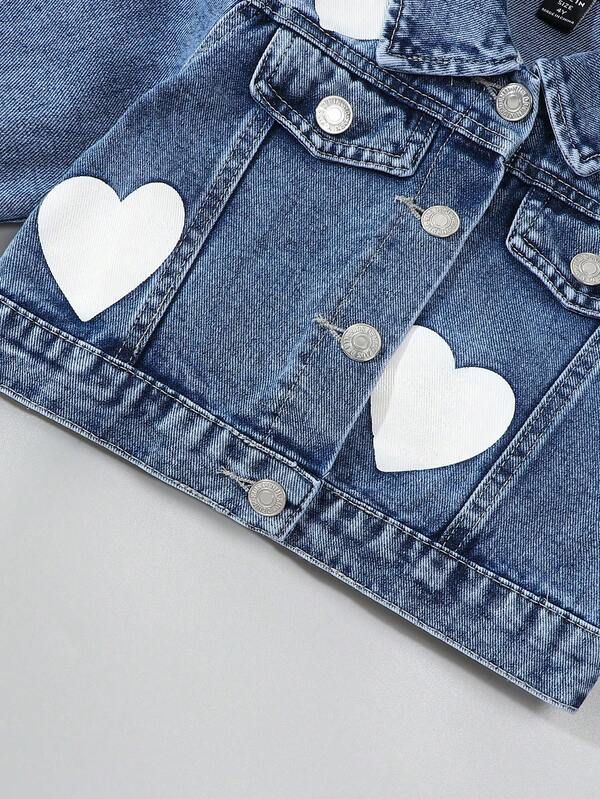 Conjunto de 2 piezas para niñas pequeñas, chaqueta y falda