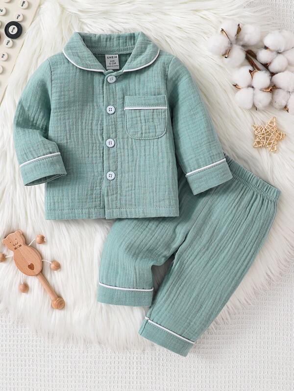 Conjunto de 2 piezas para bebé y niños pequeños, sweater y mono