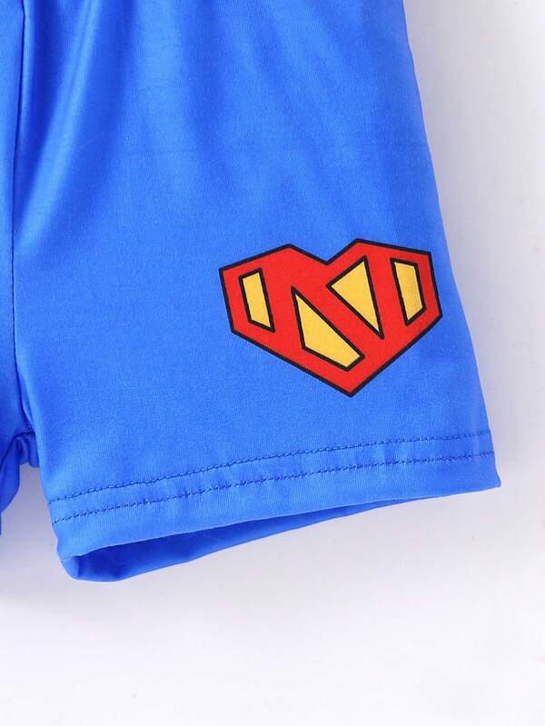 Set de 3 piezas para bebé y niño pequeño, franela, capa y shorts