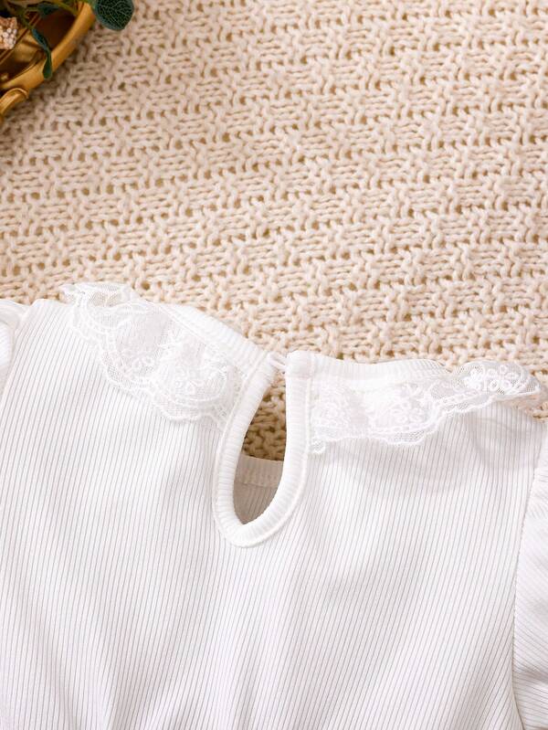 Set de 2 piezas para bebé y niña pequeña, vestido y bohina