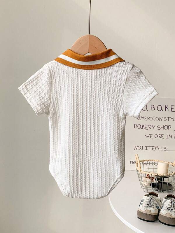 Body cuello polo para bebé niño