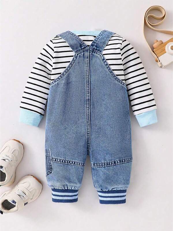 Conjunto de 2 piezas para bebé niño, sweater y braga