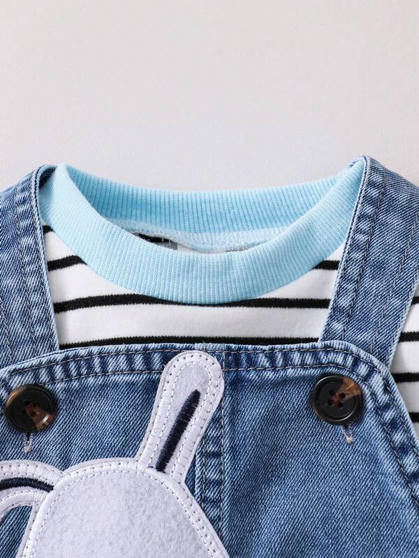 Conjunto de 2 piezas para bebé niño, sweater y braga