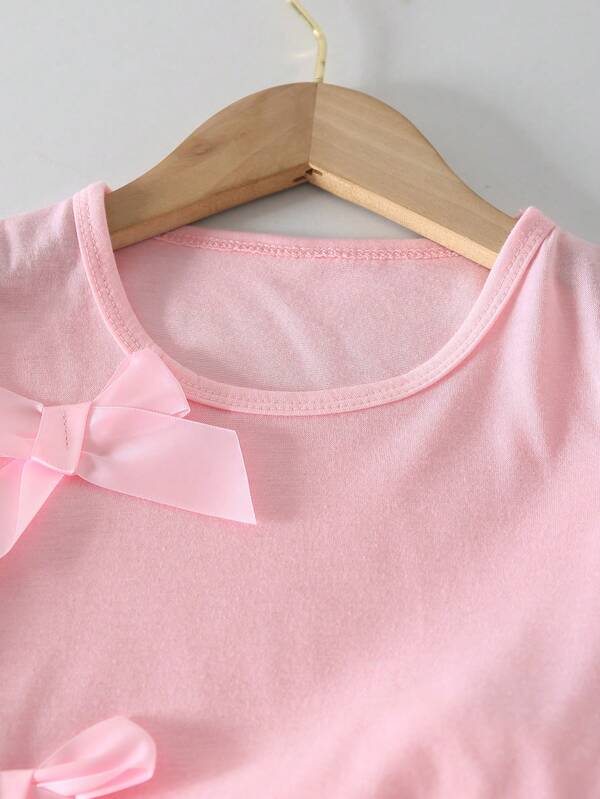 Conjunto de 2 piezas para niñas pequeñas, franela y shorts