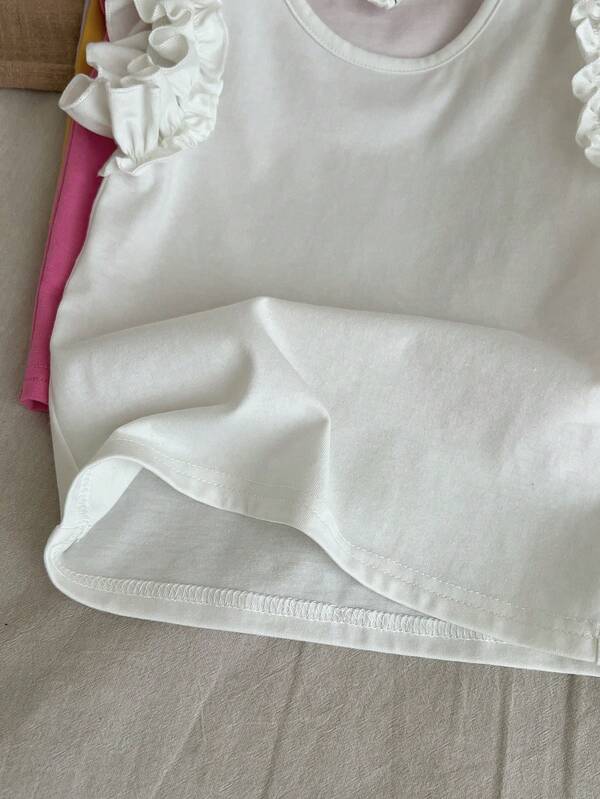 Set de 4 blusas para niñas pequeñas