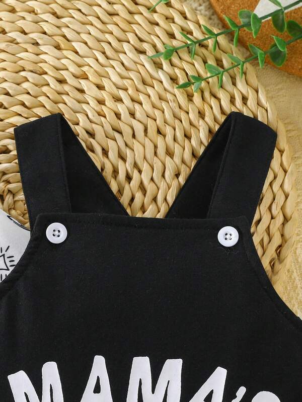 Conjunto de 2 piezas para bebé y niños pequeños, body y braga