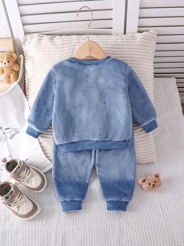 Conjunto de 2 piezas para bebé y niños pequeños, sweater y mono